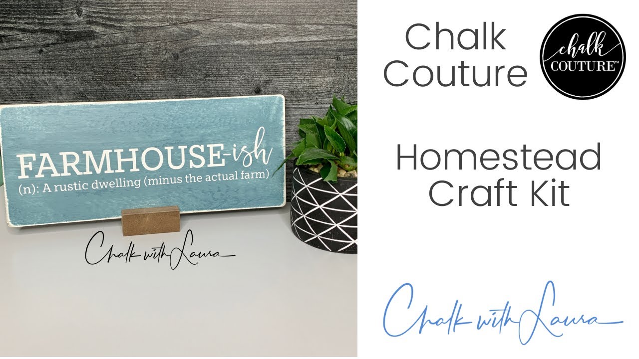 How to make Chalk Couture Stencils