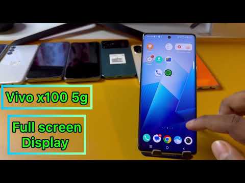 Vivo x100 5g full screen mode settings | How to use full screen display in Vivo x100 5g