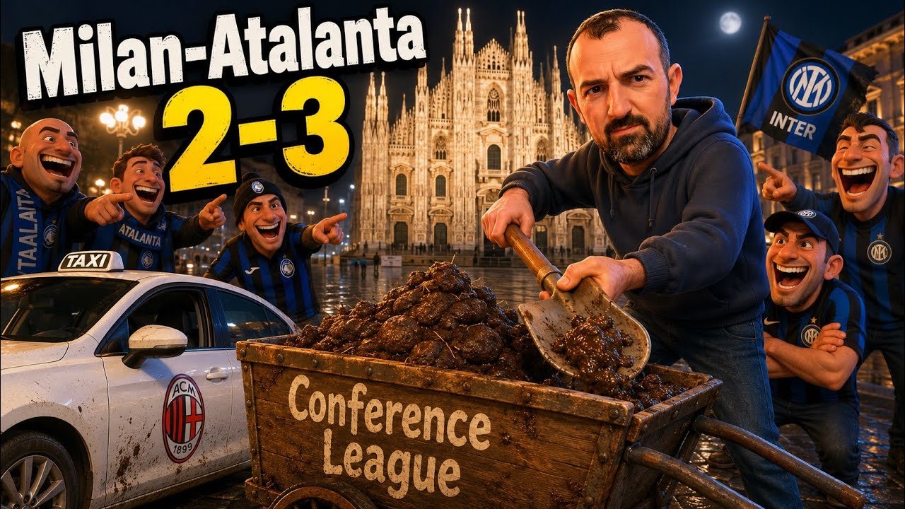 MILAN - ATALANTA 2-3 SPALARE LETAME!!