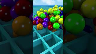 Satisfying 3D Ball Drop | Unexpected Ending 😮‍💨 #roblox #simulation