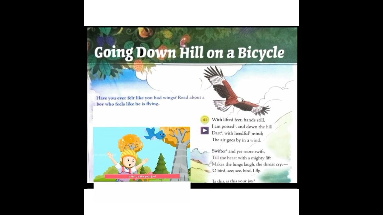 class 8, English literature, Poem : Going downhill on a bicycle - MaxresDefault