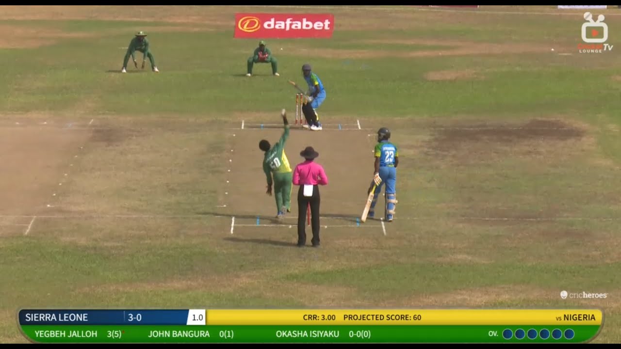 Sierra Leone v Nigeria, West Africa T20I Trophy Match 7