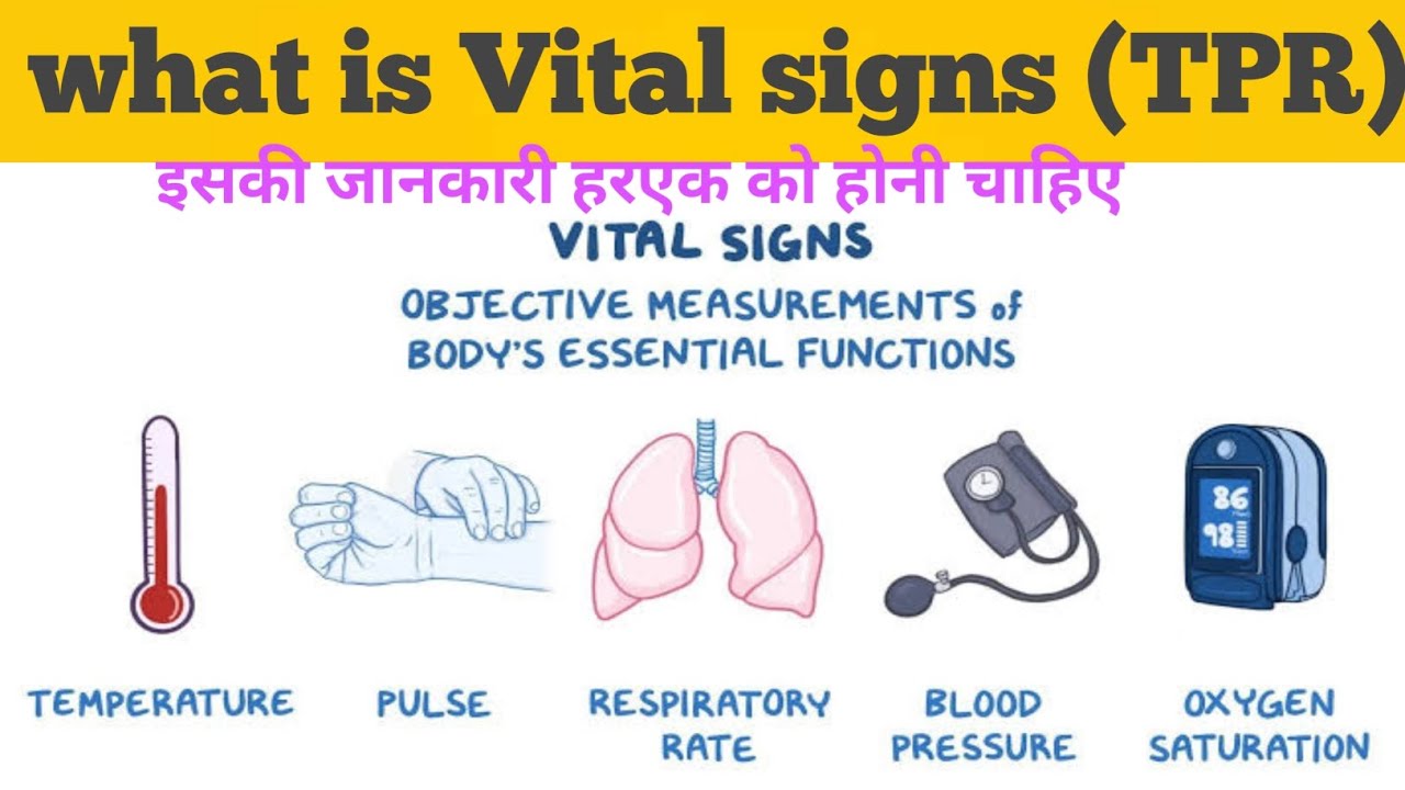 what is Vital signs (TPR) 4 basic vital signs for our body. B P, Respiration, heart rate and temp.