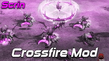 Crossfire Mod | Scrin | Tiberium Wars Mod , 1v1 vs Brutal Ai , Skirmish Gameplay