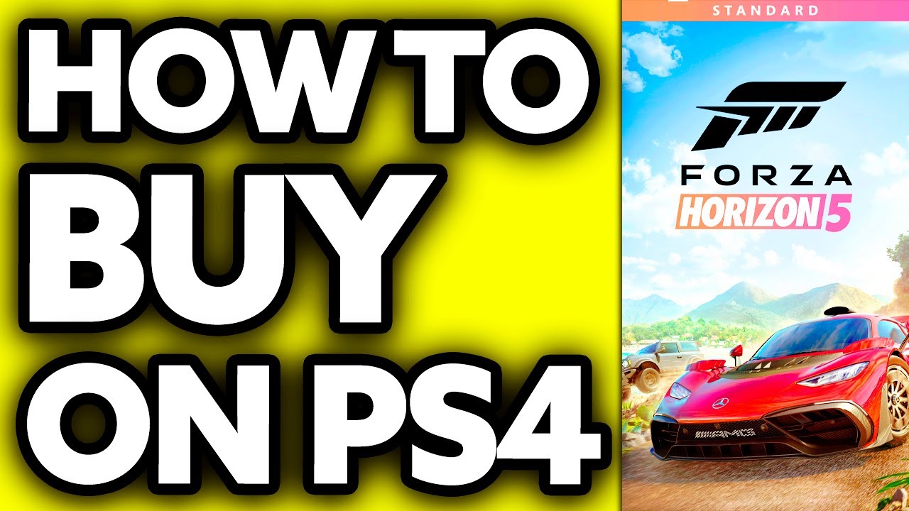 Is Forza Horizon 5 going to be on the PS4 and PS5?