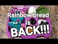 Fifth week of school lunches...Is it Rainbow bread or Unicorn bread?!