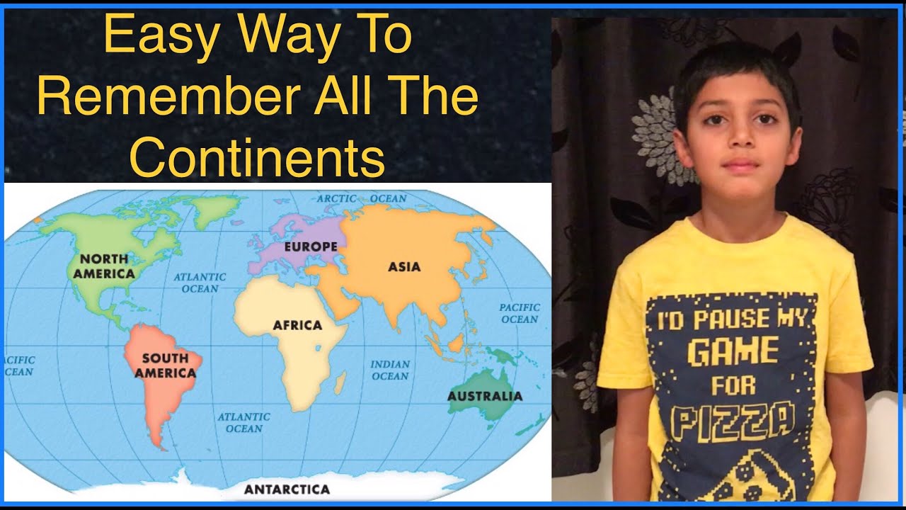 Very Easy Way To Remember Continents For Kids Simple Way To Remember Very Easy Way To Remember Continents For Kids Simple Way To Remember