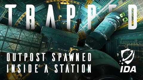 Elite Dangerous - Colonisation BUG - A Station spawned INSIDE another station!