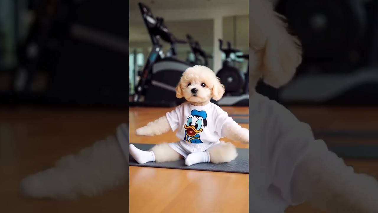 Мастер йоги для собак в интернете, эта волна сложных движений проросла в сердце - 