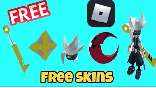 How to get free items and skins in roblox | gray hair - nebula blade....