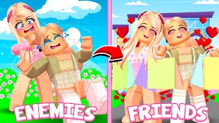 WE WENT FROM ENEMIES TO BESTIES IN ROBLOX BROOKHAVEN!