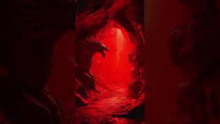 KOH Video Wallpaper AE342 Dungeon Dragon Cave Red Background