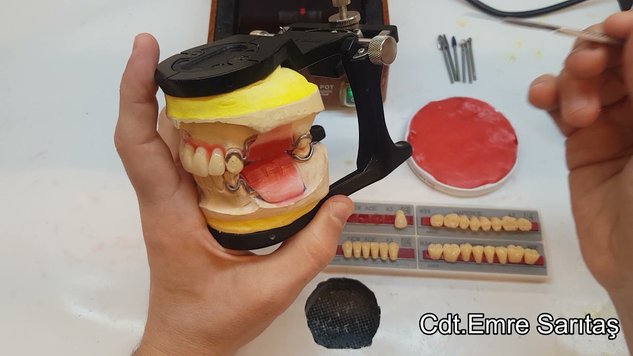 Diş Dizimi Anteriör / Posteriör ve Mum Modelasyon - / Hareketli Protezler II