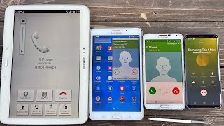 Samsung Tab4 Mini Vs Tab4 Tablet Vs Note4 Incoming Call Samsung S9