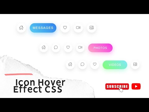 Icon Hover Effects With CSS Text And Gradient Drop Shadow | Icon Hover Effects | Navbar @d-coder1898
