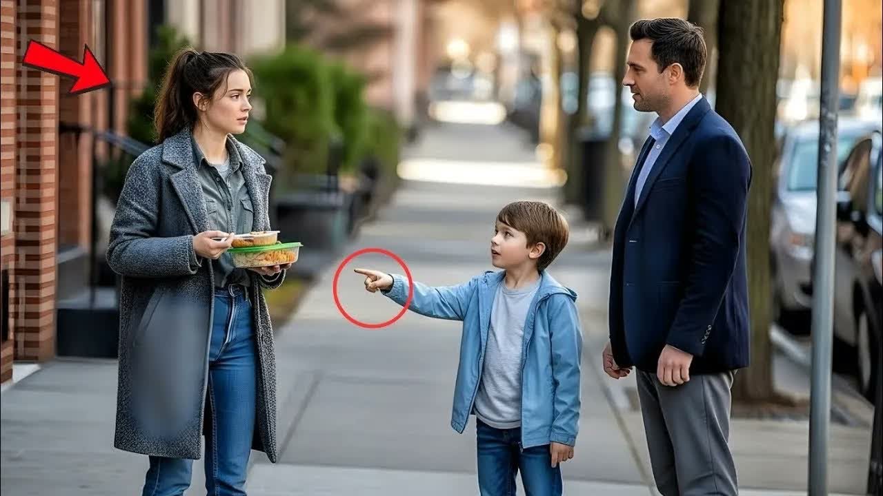 Sie trug Essensreste – der Junge sagte： „Papa, das ist sie“