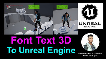 Font Text 3D to Unreal Engine - Full Tutorial - SketchUp