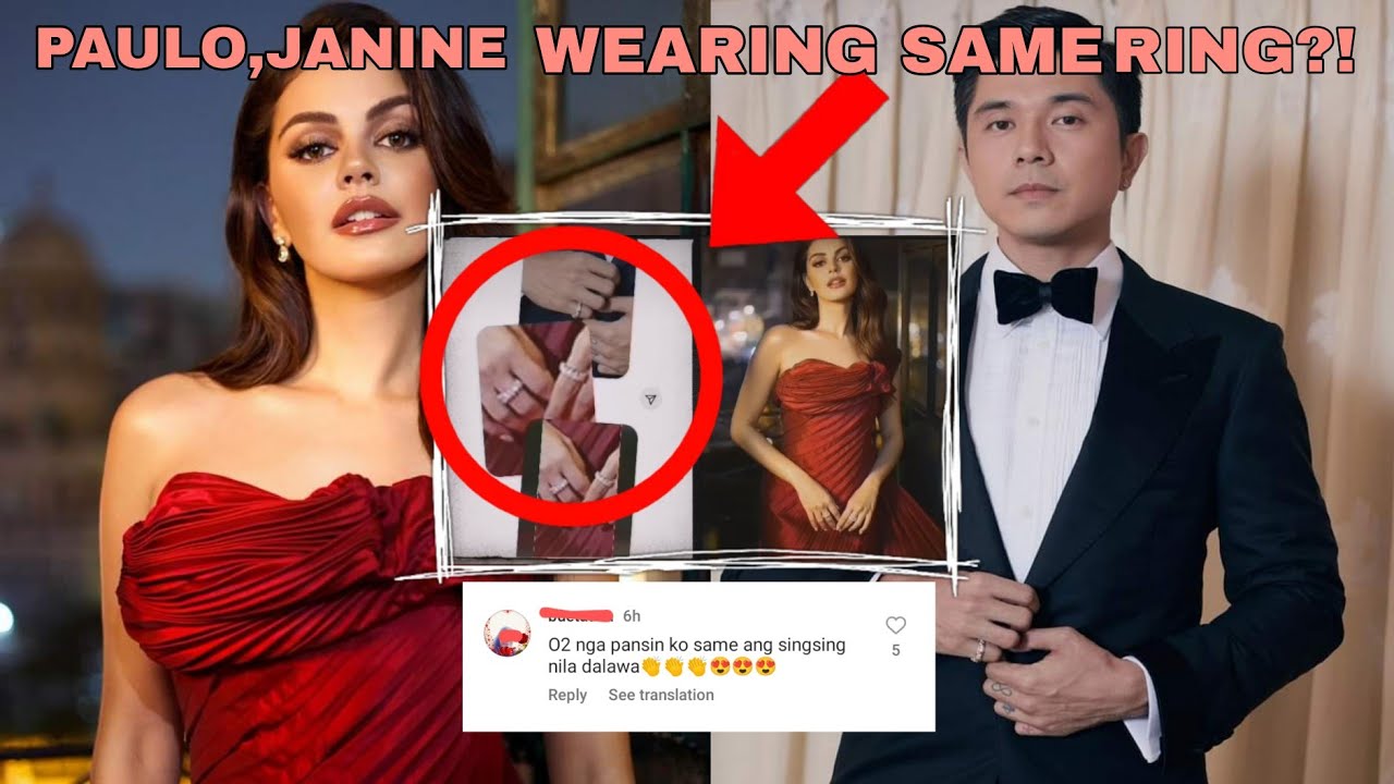 DID PAULO AVELINO AND JANINE GUTIERREZ WEARING THE SAME RING?! NAPANSIN ...