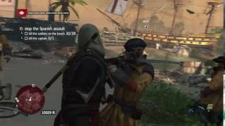 Assassin's Creed IV Black Flag - Epic Double Kill Shot