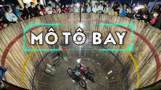 SỢ THÓT TIM khi xem biểu diễn MÔ TÔ BAY mạo hiểm | Motorbike Flying Circus