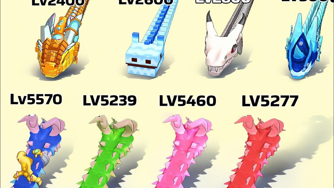 Snake Clash Complete Level Guide | Full Snake Evolution Gameplay