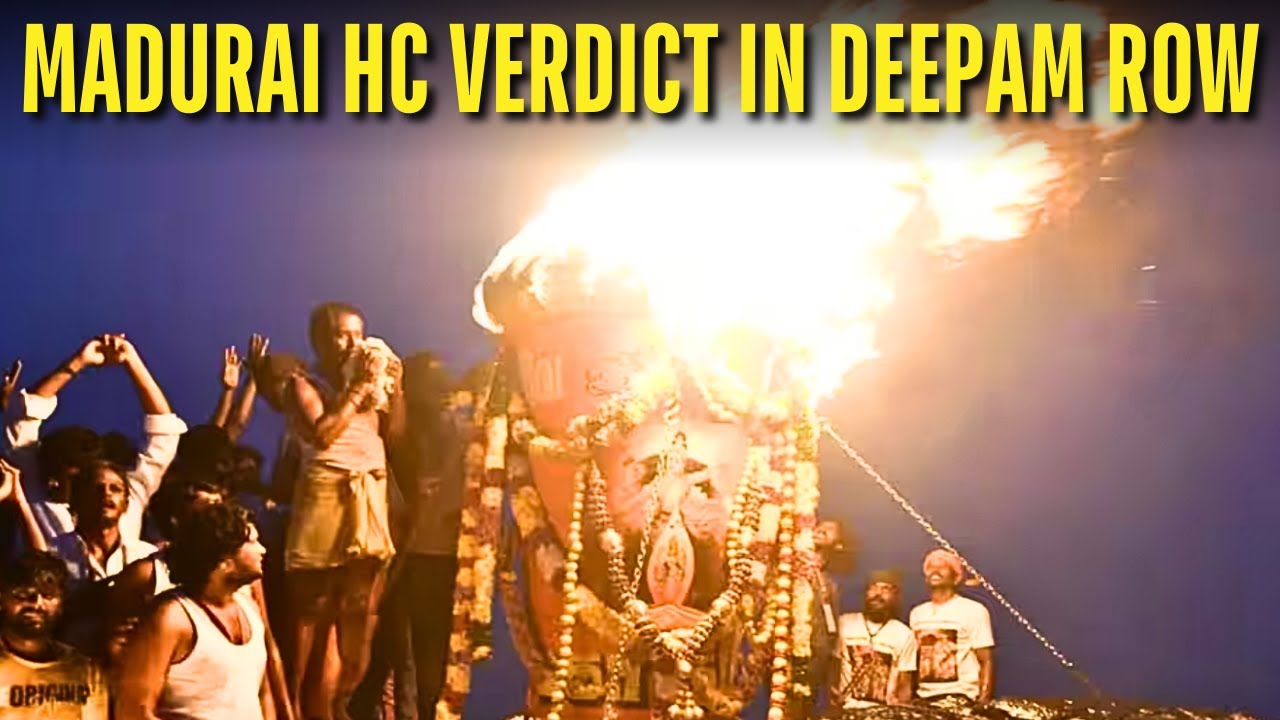 Karthigai Deepam Case: Madurai High Court Allows Lighting Of Diya At The Stone Pillar