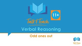 11+ Verbal Reasoning Odd Ones Out