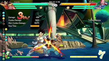 Base Vegeta full screen loop using Kid Buu