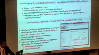 Materials Genome Initiative Session 1: Data Management and Distribution screenshot 1