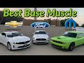 Mustang, Camaro, or Challenger - Which is the best base muscle car?