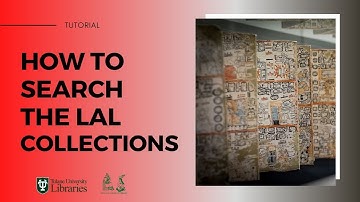 How to Search the LAL Collections - Tutorial