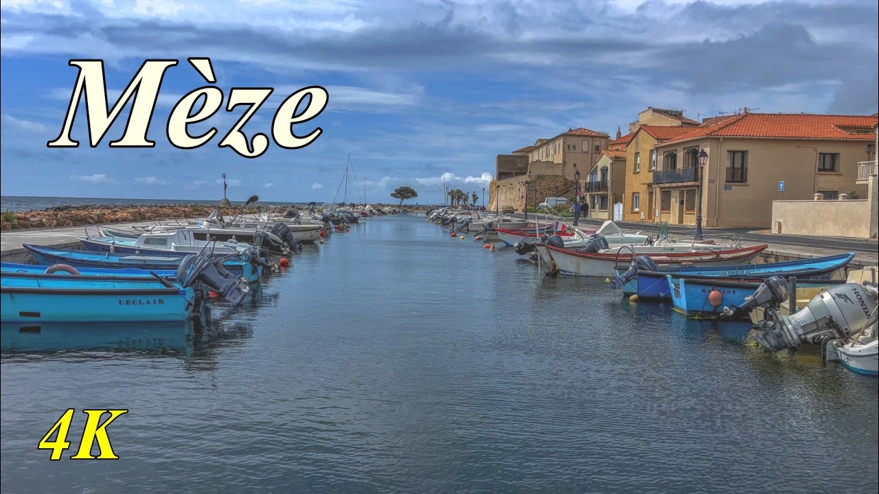 Mèze : Trésor Méditerranéen au Cœur de l’Étang de Thau [4K]