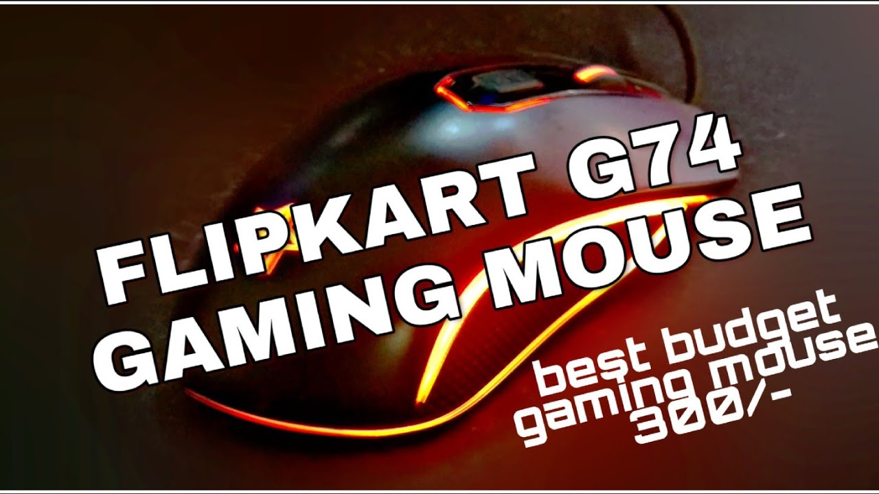 Flipkart G74 gaming mouse short review YouTube