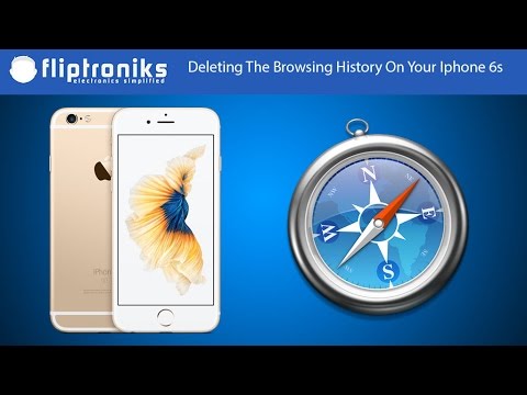 Apple Iphone 6s: How To Delete Internet Browsing History - Fliptroniks.com