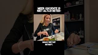 More Vegetables Is Not Always Better...