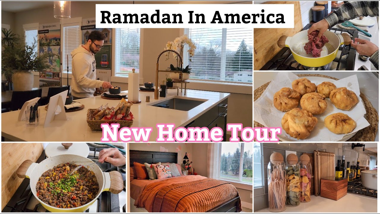 RAMADAN IN AMERICA | NEW HOME TOUR | Crispy Kachori Recipe | DAWAT SALAD RECIPE