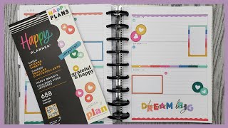 Plan With Me | Happy Brights | Classic Horizontal Happy Planner