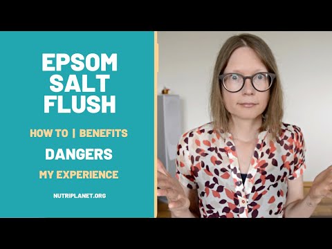 Video: Epsom-zout als laxeermiddel gebruiken: 12 stappen (met afbeeldingen)