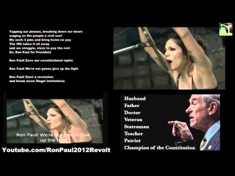 2 Ron Paul rEVOLution Songs with Lyrics [HD] ... Sub RonPaulRevolt2012 channel!