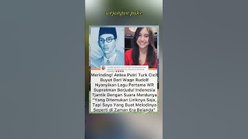 Ketika Cicit Buyut WR Supratman Menyanyikan Lagu Pertama Milik WR Supratman