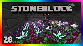 CRAZY OP Mystical Agriculture Farm!! Stoneblock: Episode 28 [Modded Minecraft 1.12.2]