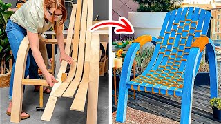كيفية بناء الأثاث الخارجي: كرسي DIY لفصل الربيع