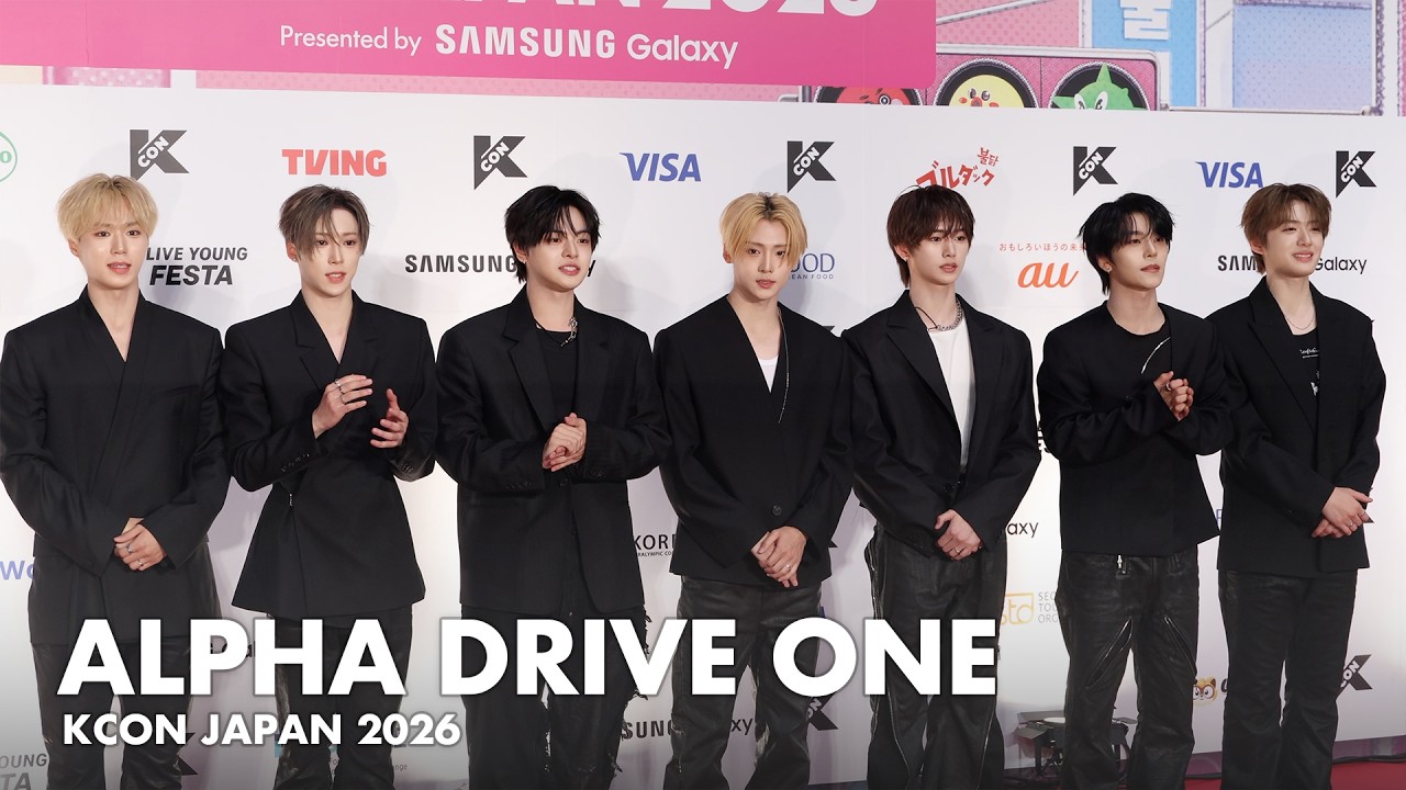 Alpha Drive One Stuns at KCON Japan 2026 Red Carpet Debut