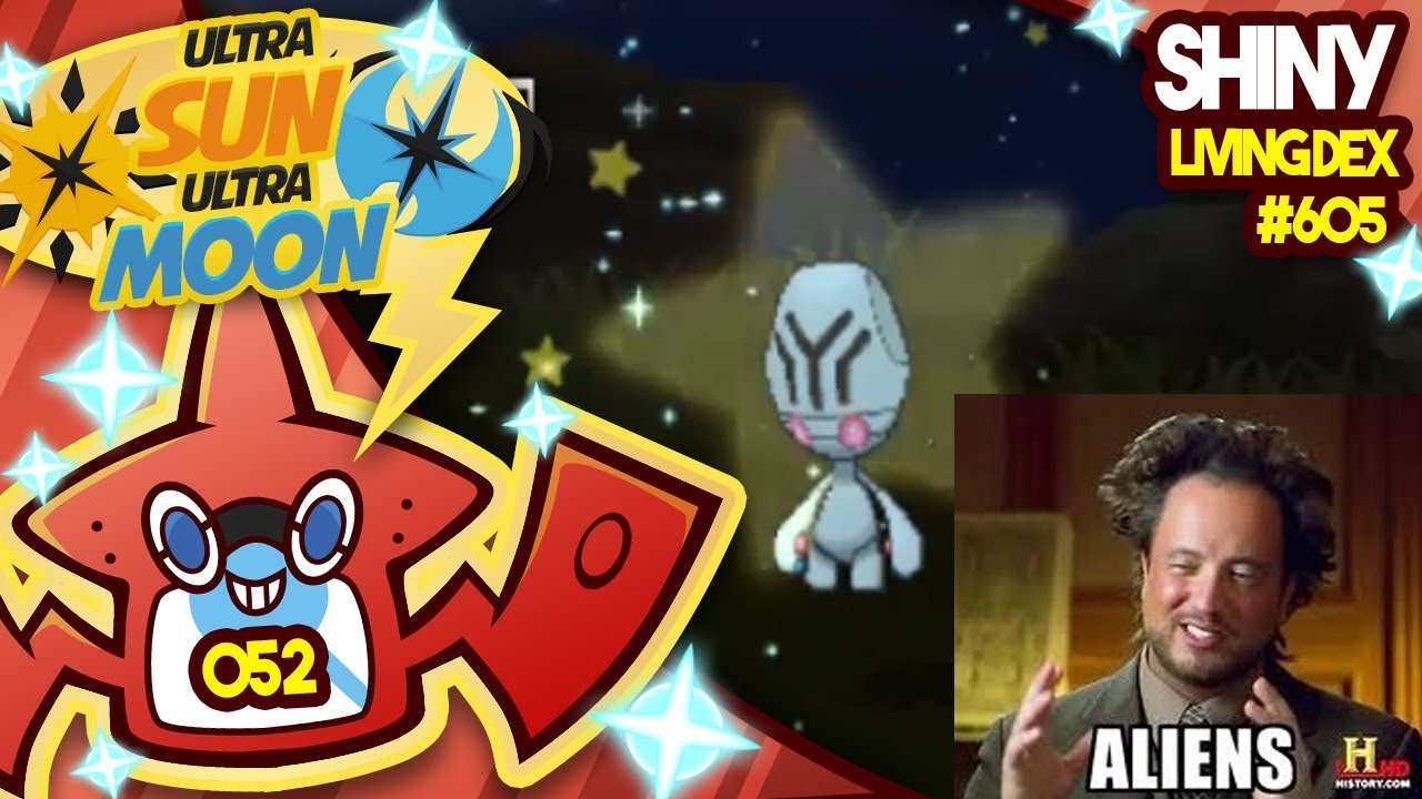 ALIENS.... SHINY ELGYEM!! Quest For Shiny Living Dex #605 | Ultra Sun ...