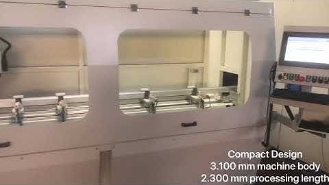 ino XC 1000 - 3+1 Axis 2.3 meters CNC Profile Machining Center
