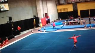 Level 7 gymnastics meet @ DU Winterfest 2013
