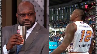 Shaq \& NBA on TNT reacts to Dwight Howard's Three-Point Contest in Taiwan All-Star