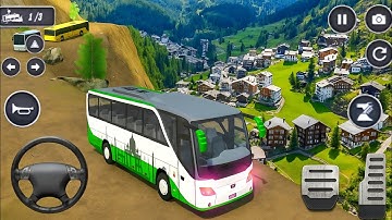 Bus Simulator 2025 - Offroad Bus Driving 3D - Bus Game Android Gameplay
