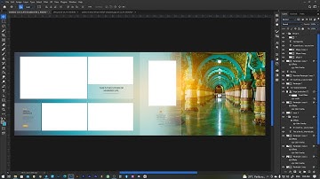 How to Design Semi Creative  12x36 Album Sheet In Photoshop Tutorial