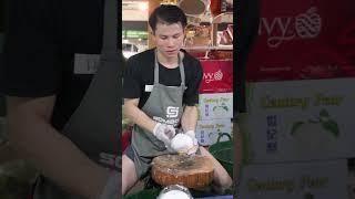 Amazing Speed! Coconut Cutting Skill - Thailand Street Food